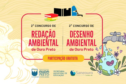 SANEOURO LANÇA 2ª EDIÇÃO DE CONCURSO AMBIENTAL NAS ESCOLAS MUNICIPAIS DE OURO PRETO