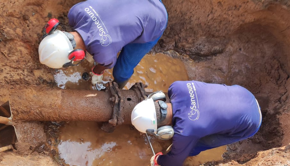 EQUIPE DE MANUTENÇÃO DA SANEOURO FEZ 1.196 SERVIÇOS EM OUTUBRO