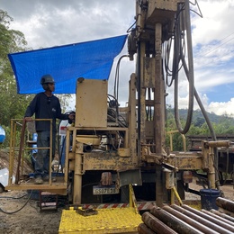 O NOVO POÇO ESTÁ SENDO PERFURADO NO VILA ALEGRE