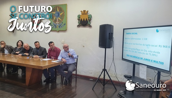 SANEOURO ABRE NEGOCIAÇÃO COM BENEFICIÁRIOS DA TARIFA SOCIAL