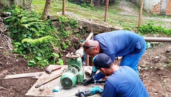 Aumento da capacidade de abastecimento na parte alta da cidade