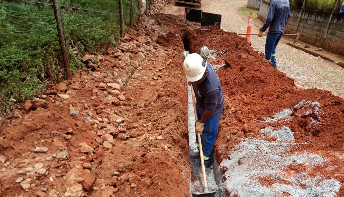 SANEOURO INICIA OBRAS EM SÃO BARTOLOMEU