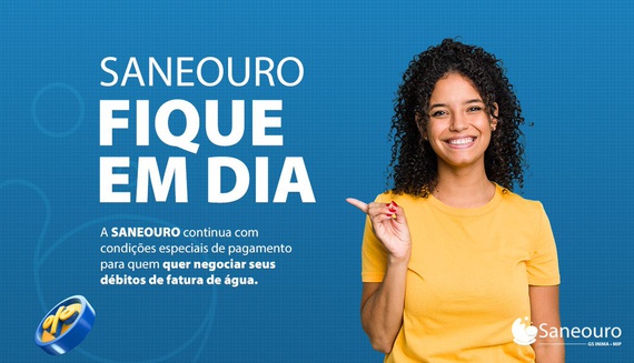 SANEOURO SEGUE COM CAMPANHA DE NEGOCIAÇÃO DE DÉBITOS