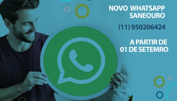 Central de atendimento via WhatsApp a partir do dia 1º de setembro