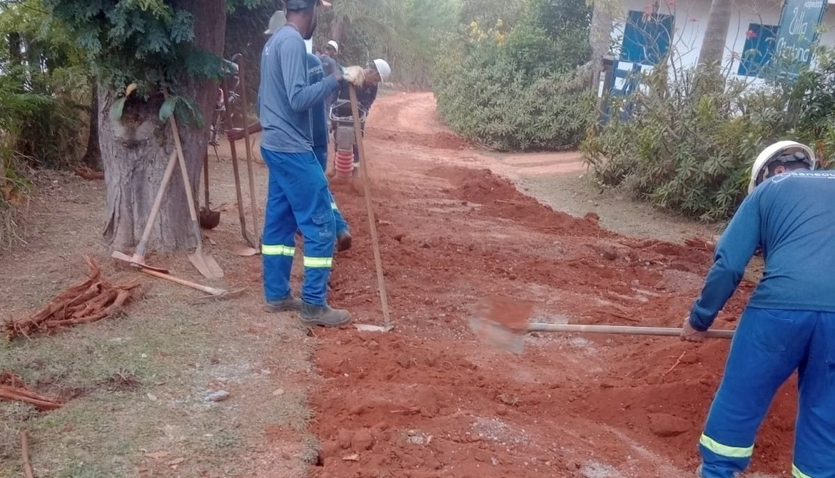 SANEOURO REALIZA NOVAS MELHORIAS NO ABASTECIMENTO DE ÁGUA DE SANTO ANTÔNIO DO LEITE