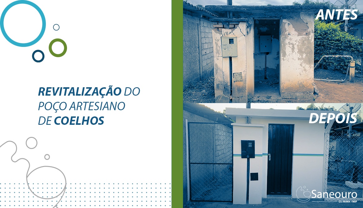 POÇO ARTESIANO DE COELHOS É TOTALMENTE REFORMADO