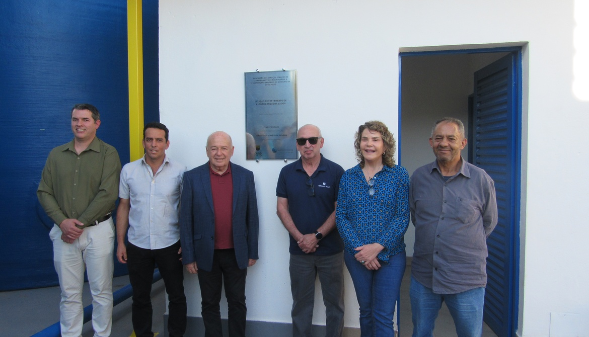 SANEOURO INAUGURA ETE PARQUE DA LAGOA